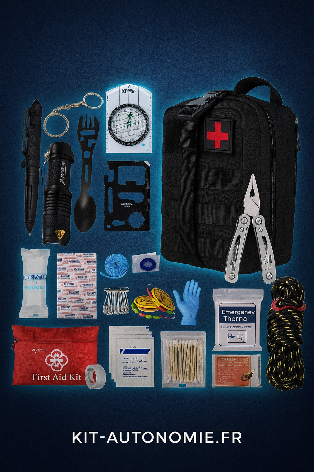 Kit d’Urgence Complet 72h: Sécurité, Autonomie & Outdoor